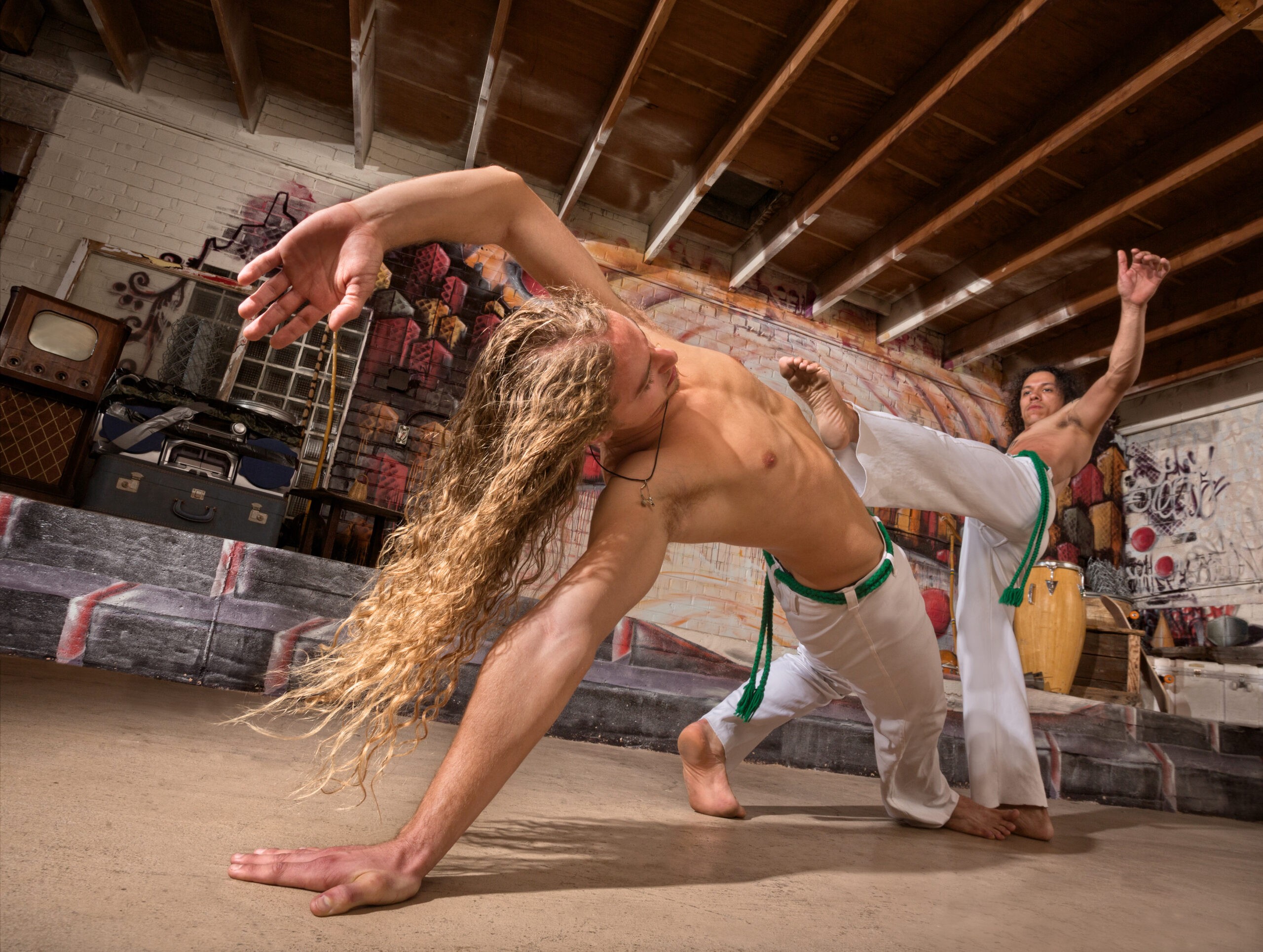 Male capoeira performers from Tucson Capoeira – United Capoeira Association