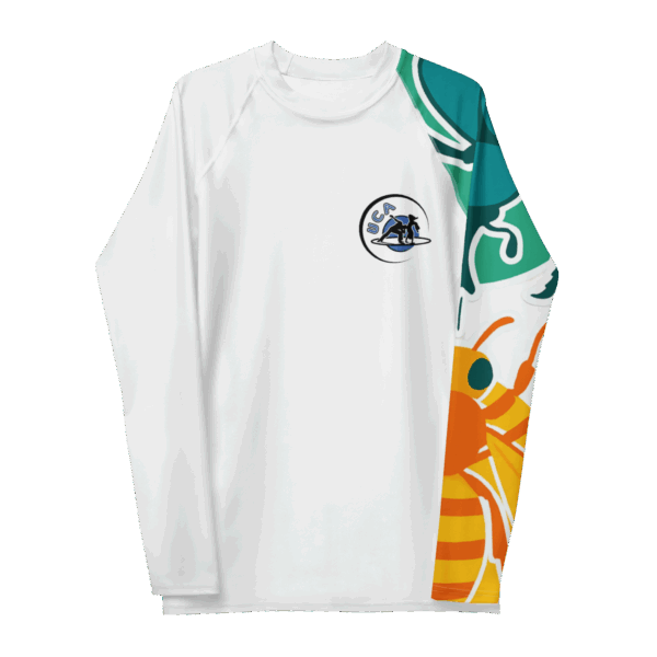 Men's Rash Guard beetle / bee vector